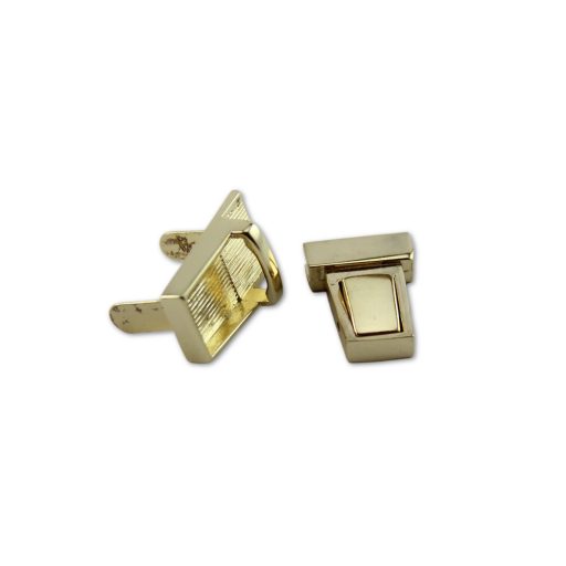 Tuck Lock, Gold, 24 mm x 16 mm