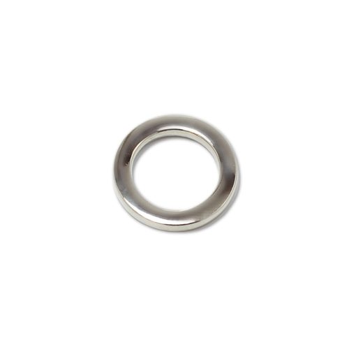 Zinc Alloy Circle, 15 mm, Nickel