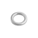 Zinc Alloy Circle, , Nickel, 20 mm