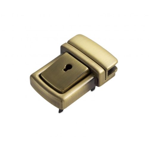 Tuck Lock with Key, Antique, 35 mm x 26 mm