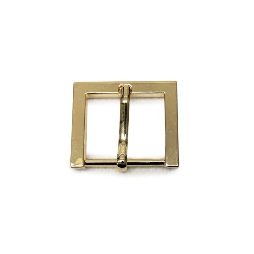 Angular Buckle, Gold, 25 mm
