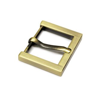 Angular Buckle, 30 mm, Brass colour
