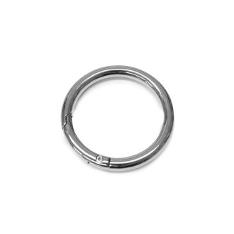 Round Spring Hook, 35 mm, Nickel