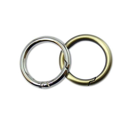 Round Spring Hook, 35 mm, Nickel