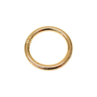 Round Spring Hook, 35 mm, Gold