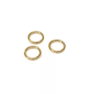 Small Iron Ring, Gold colour, 5x1,5 mm