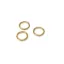 Small Iron Ring, Gold colour, 5x1,5 mm