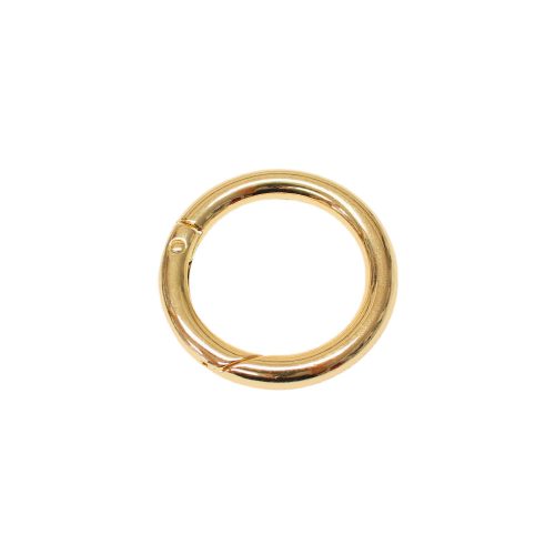 Round Spring Hook, 30 mm, Gold