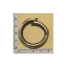 Round Spring Hook, 30 mm, Antique