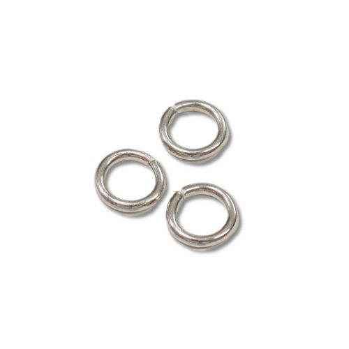 Small Iron Ring, Nickel, 6 mm