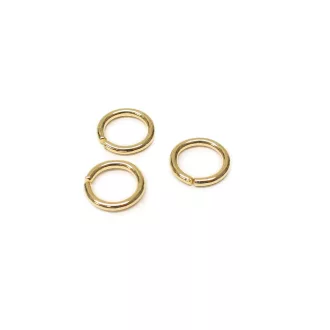 Small Iron Ring, Gold, 6 mm