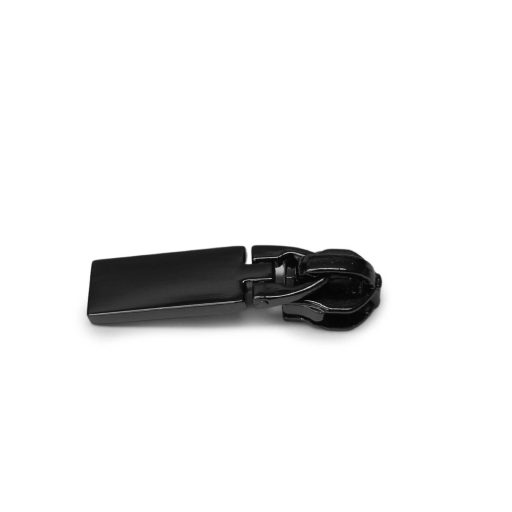 Slider with Flat Pull, Black, for 5 mm Plastic Zipper - RT10