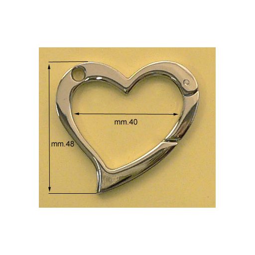 Heart Shaped Spring Hook, bag sharm