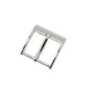 Nickel Belt Buckle, 40 mm x 47 mm