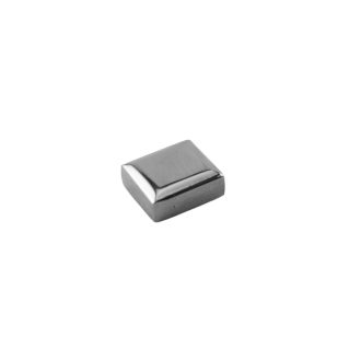 Metal Zipper End, 10 mm, Nickel