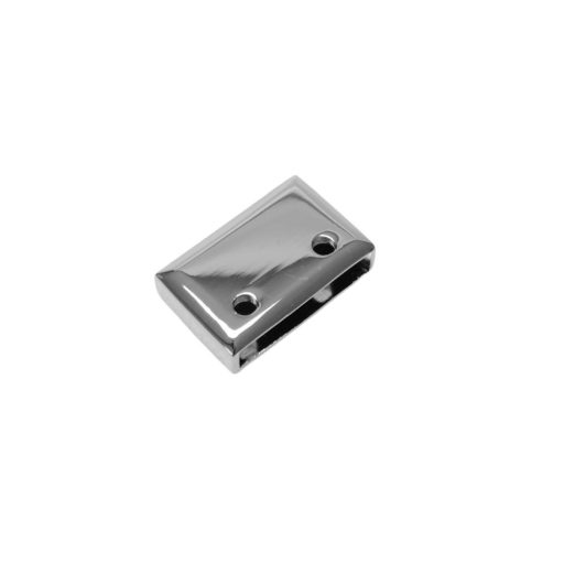 Metal Zipper End, 20 mm, Nickel