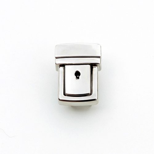 Tuck Lock with Key, Nickel, 45 mm x 33 mm