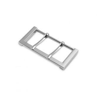 Angular Belt Buckle, 40 mm, Nickel