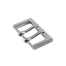 Angular Belt Buckle, 40 mm, Nickel