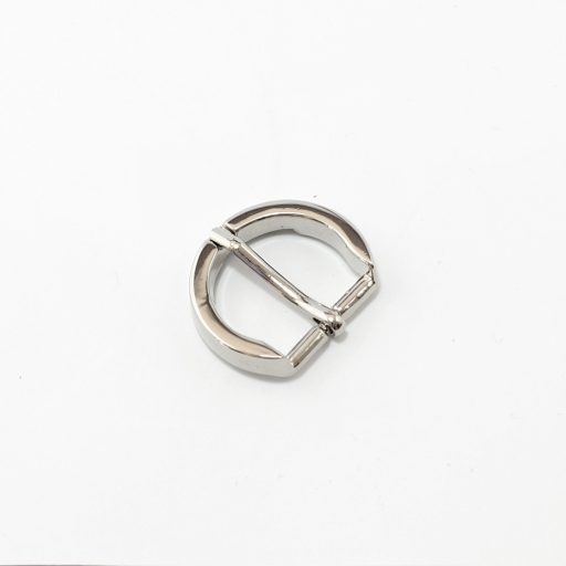 Round Buckle, Nickel, 20 mm
