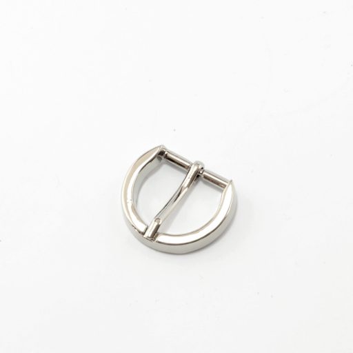 Round Buckle, Nickel, 20 mm