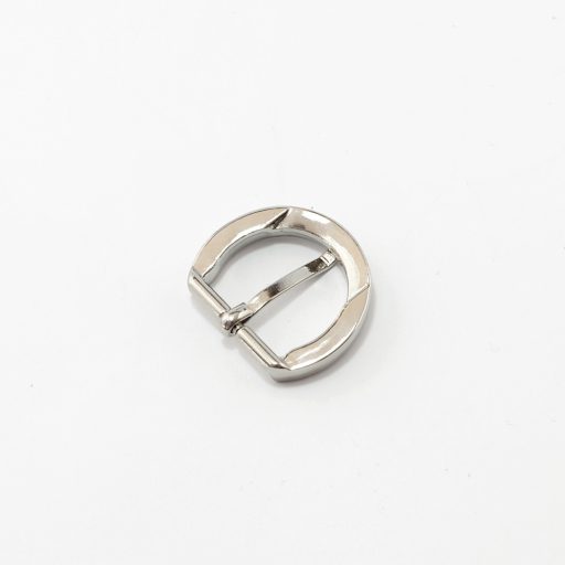 Round Buckle, Nickel, 20 mm
