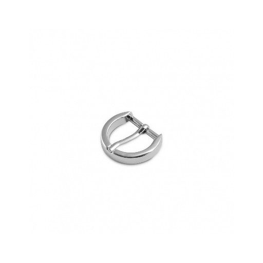 Round Buckle, Nickel, 20 mm