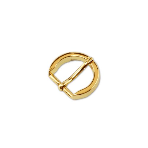 Round Buckle, Gold, 20 mm