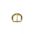 Round Buckle, Gold, 20 mm