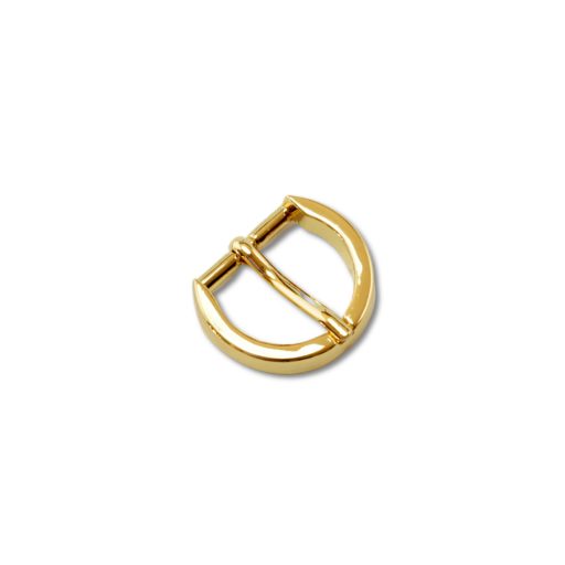 Round Buckle, Gold, 20 mm