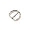 Round Buckle, Nickel, 25 mm