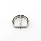 Round Buckle, Nickel, 25 mm