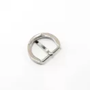 Round Buckle, Nickel, 25 mm