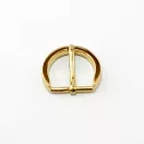 Round Buckle, Gold, 25 mm