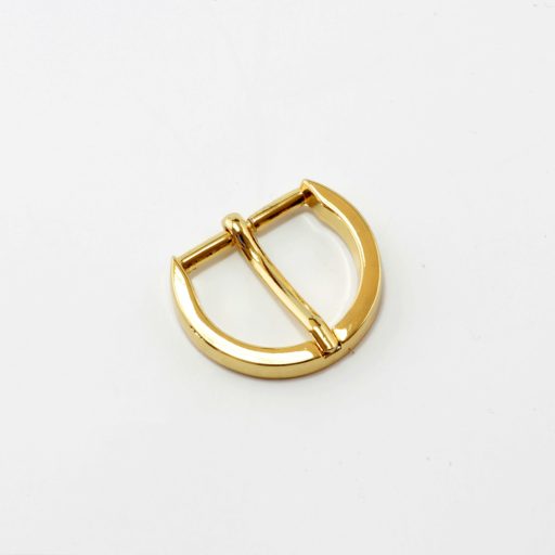 Round Buckle, Gold, 25 mm