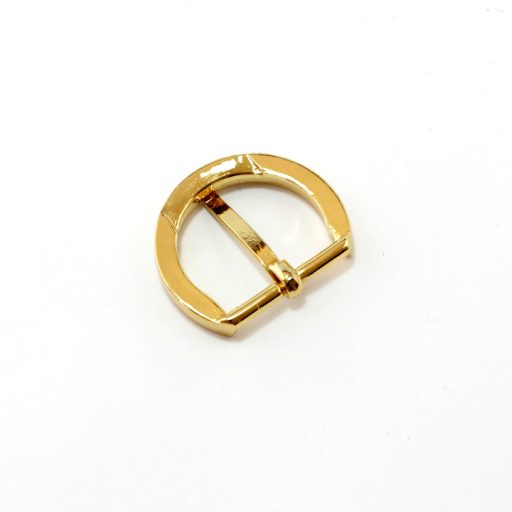 Round Buckle, Gold, 25 mm