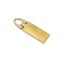 Flat Zipper Pull, Gold, 35 mm Long