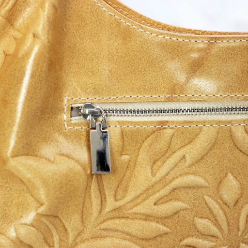 Flat Zipper Pull, Gold, 35 mm Long