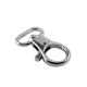 Round carabiner Nickel, 25 mm