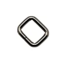 Iron Rectangle Shaped Handbag Strap Holder, Gun Metal, 25 mm x 20 mm