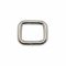 Iron Rectangle Shaped Handbag Strap Holder, Nickel, 25 mm x 20 mm