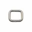 Iron Rectangle Shaped Handbag Strap Holder, Nickel, 25 mm x 20 mm