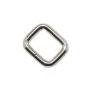 Iron Rectangle Shaped Handbag Strap Holder, Nickel, 25 mm x 20 mm