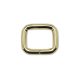 Iron Rectangle Shaped Handbag Strap Holder, Gold, 25 mm x 20 mm