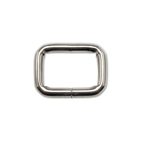 Iron Rectangle Shaped Handbag Strap Holder, Nickel, 30 mm x 20 mm