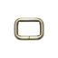 Iron Rectangle Shaped Handbag Strap Holder, Antique, 30 mm x 20 mm