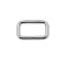 Iron Rectangle Shaped Handbag Strap Holder, Black Nickel, 40 mm x 20 mm