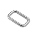 Iron Rectangle Shaped Handbag Strap Holder, Black Nickel, 40 mm x 20 mm