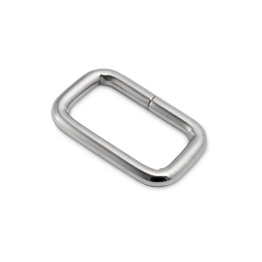 Iron Rectangle Shaped Handbag Strap Holder, Black Nickel, 40 mm x 20 mm