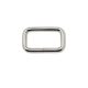Iron Rectangle Shaped Handbag Strap Holder, Nickel, 40 mm x 20 mm